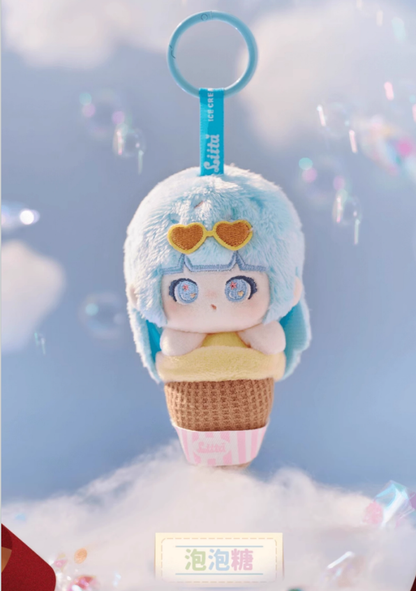 Liita rainbow cone series plush  keychain