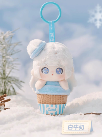 Liita rainbow cone series plush  keychain