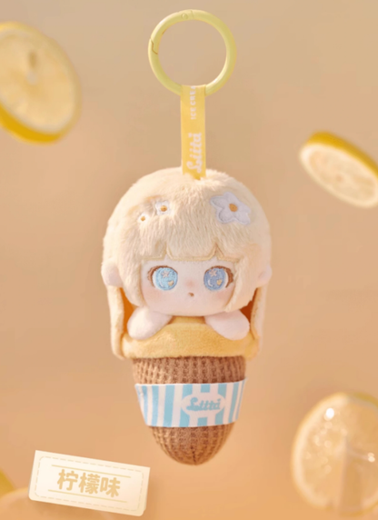 Liita rainbow cone series plush  keychain