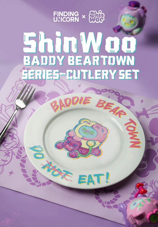 ShinWoo Cutlery Set Baddy Bear Town Series