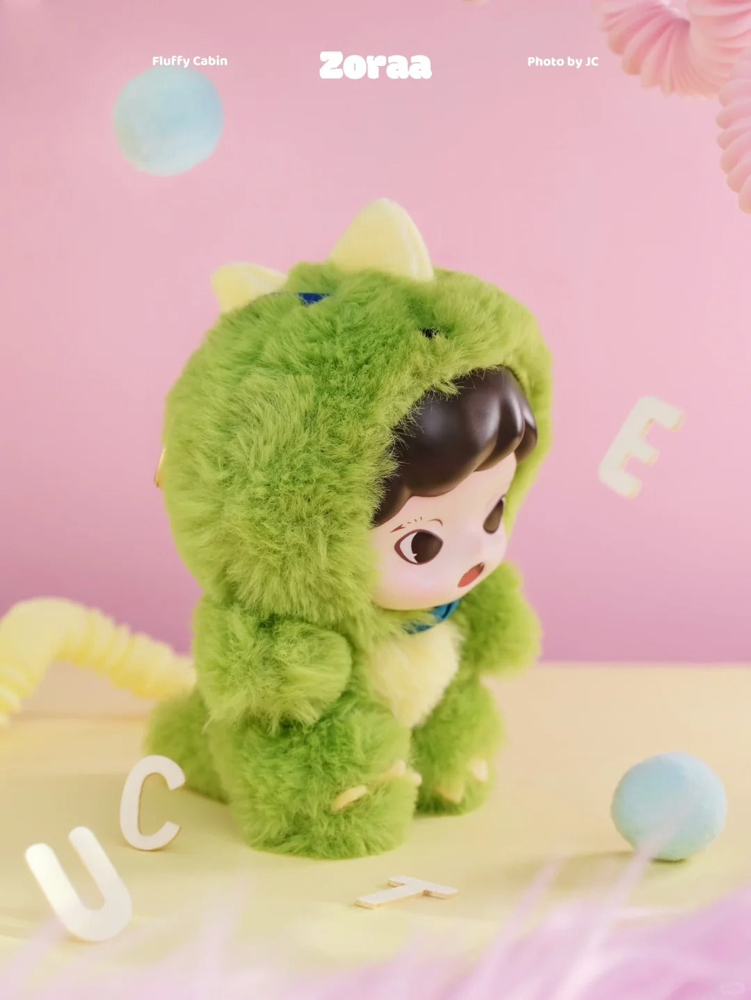 Zoraa fluffy cabin series viny plush doll