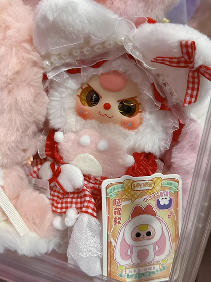 Baby Three Macaron Little Cute Bunny V2  Plush （Various eyes and facial expressions）