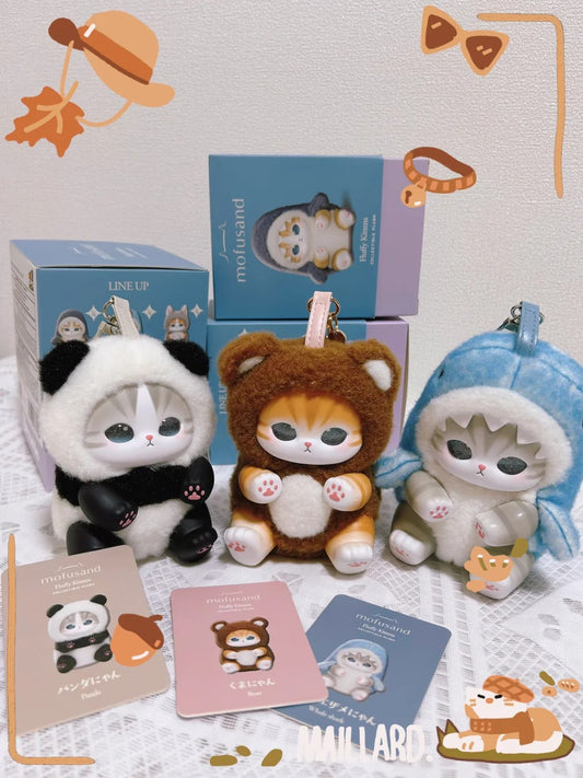 Mofusand Fluffy Kittens Series Plush
