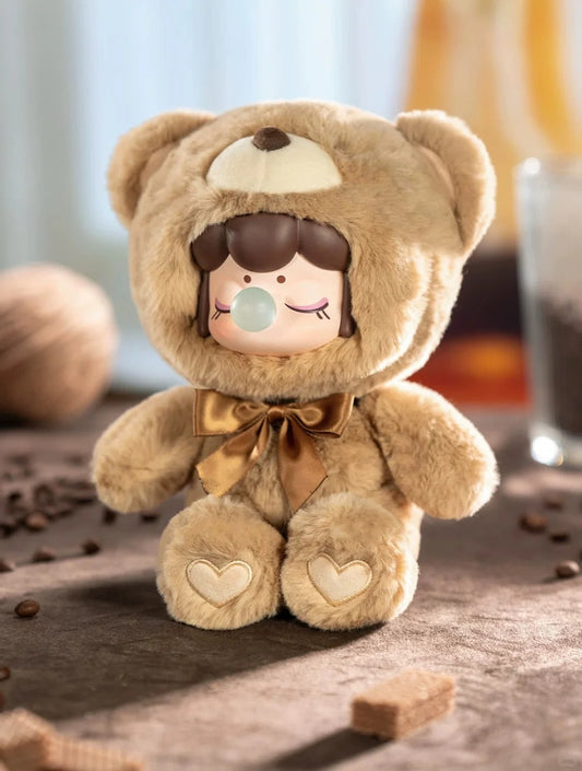 Nanci Chocolate Colorful Plush Bear