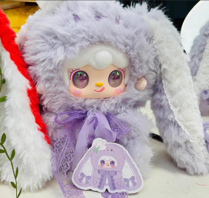 New Yooki 400% V4 Bunny Florall Fragments Series Plush （Various styles of eyes)